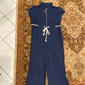 Blue Forever21 Jumpsuit